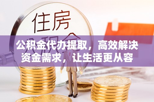 日照公积金代办提取，高效解决资金需求，让生活更从容