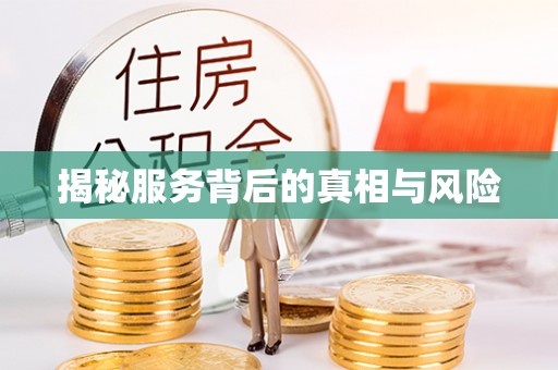 日照揭秘服务背后的真相与风险